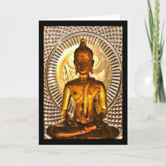 Carte Bouddha brillant