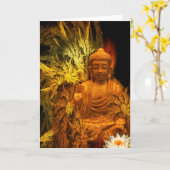 Carte Bouddha/cartes de voeux (Fleur jaune)