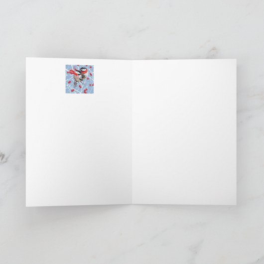 Carte Bouddha de poulet Noël Note (Intérieur)