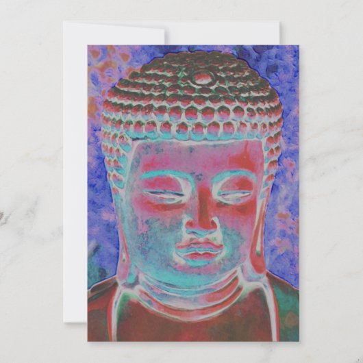 Carte Bouddha du kaléidoscope peint (Devant)