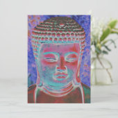 Carte Bouddha du kaléidoscope peint (Debout devant)