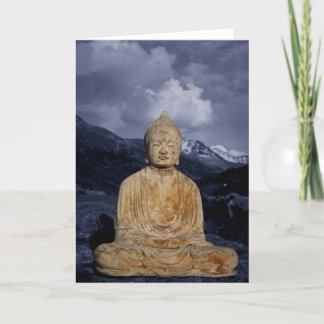Carte Bouddha et Montagnes Bleues