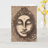 Carte Bouddha pour toutes les occasions (Fleur jaune)