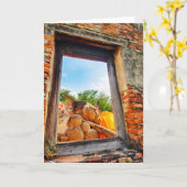 Carte Bouddha récurrent, Ayutthaya (Fleur jaune)