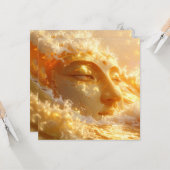 CARTE BOUDDHA - ZEN BOUDDHISME (Devant/Arrière en situation)