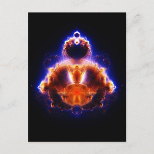 Carte Bouddhabrot Mandelbrot Set Gautama Bouddha (Devant)