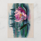 Carte bouddhiste Lotus Nam Myoho Renge Kyo (Devant)