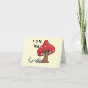 Carte Boudeur sous un champignon