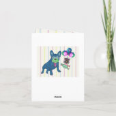 Carte Bouée French Bulldog (Dos)