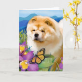 Carte Bouffe de heARTdog de RENY (Fleur jaune)