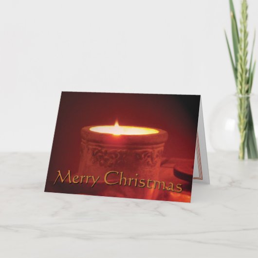 Carte bougie (Devant)