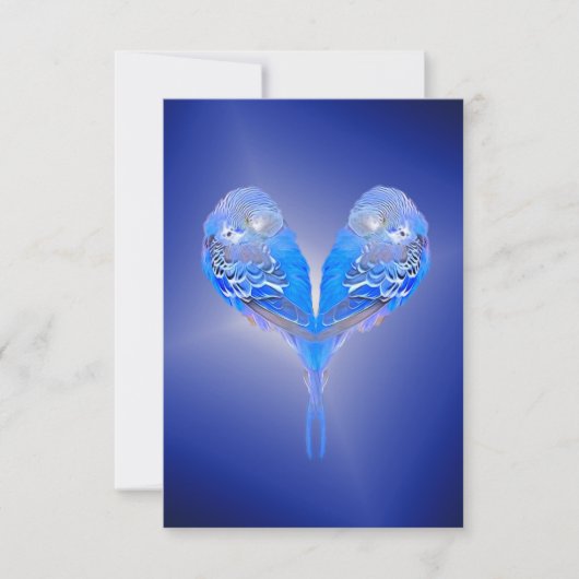 Carte Bougie bleue (Devant)