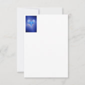 Carte Bougie bleue (Dos)