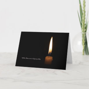 Carte Bougie de sympathie
