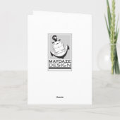 Carte bougie diwali diya bokeh (Dos)