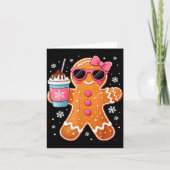 Carte Bougie Gingerbread Hot Chocolate Cocoa Women Girl (Devant)