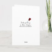 Carte Bougie mariage et jarre (Dos)