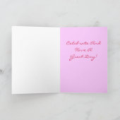 Carte Bougies à gâteau Whimsical Joyeux anniversaire (Intérieur)