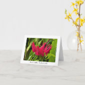 Carte Bougies brésiliennes inhabituelles Salutation Merc (Fleur jaune)