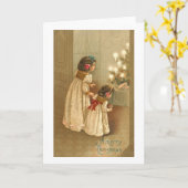 Carte Bougies Brillantes (Fleur jaune)