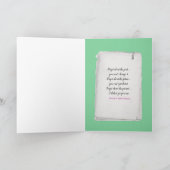 Carte Bougies d'anniversaire sur cupcake (Intérieur)