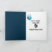 Carte Bougies du 80e anniversaire (Intérieur)