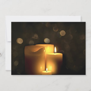 Carte Bougies votives décoratives