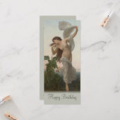 Carte Bouguereau Dawn L’Aurore CC0875 Anniversaire (Devant/Arrière en situation)