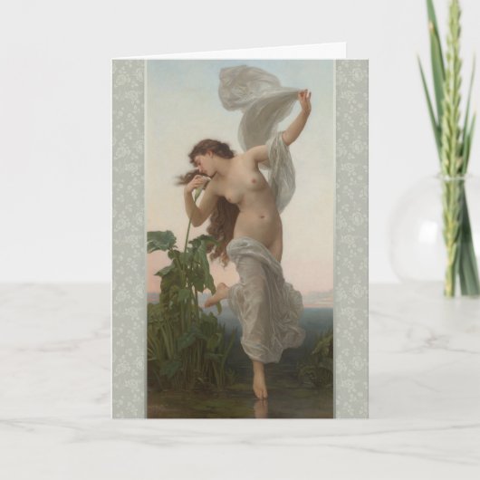 Carte Bouguereau Dawn L'Aurore CC 0873 Birthday (Devant)