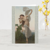 Carte Bouguereau Dawn L'Aurore CC 0873 Birthday (Fleur jaune)