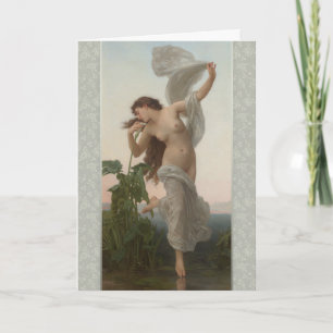 Carte Bouguereau Dawn L'Aurore CC 0873 Birthday