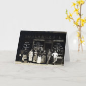 Carte Boulangerie 1900 parisienne (Fleur jaune)