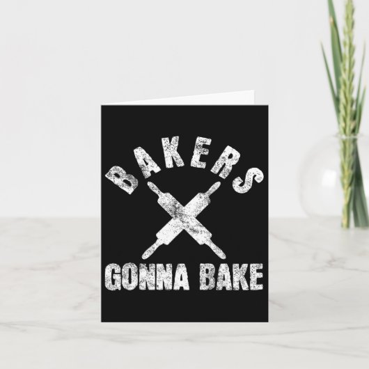 Carte Boulangerie Baking Baker (Devant)