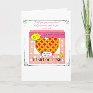 Carte Boulangerie Cœur de Chair pour la Saint-Valentin