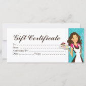 Carte Boulangerie Damask certificat cadeau (Dos)