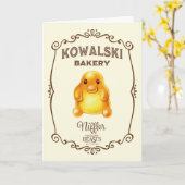 Carte Boulangerie Kowalski - Niffler (Fleur jaune)