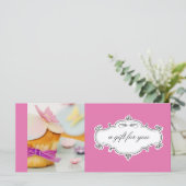 Carte Boulangerie ou Cupcake Business Certificats cadeau (Debout devant)