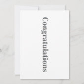 Carte Boule à facettes décorative Félicitations (Dos)