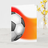 Carte Boule de football (Fleur jaune)