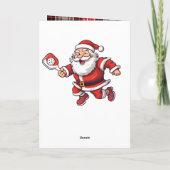 Carte Boule de Noël 🎅 personnalisable (Dos)