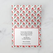 Carte Boule de Noël salutation pliée (Intérieur)