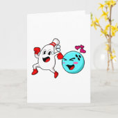 Carte Boule de quilles Boule de quilles (Fleur jaune)