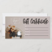 Carte Boule Disco | Fleurs Boho | Certificat cadeau (Devant)