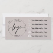 Carte Boule Disco | Fleurs | Certificat cadeau (Dos)