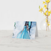 Carte Boule mascarade aux fées (Fleur jaune)