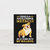 Carte Bouledogue anglais (Devant)