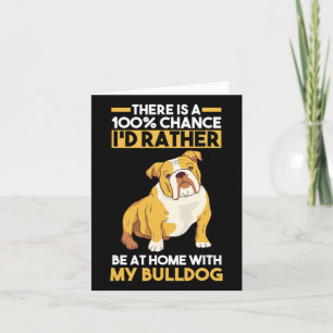 Carte Bouledogue anglais