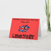 Carte Bouledogue britannique les Anglais patriotes (Dos)