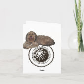 Carte Bouledogue de sourire (Dos)