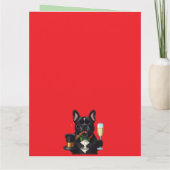Carte Bouledogue français cigare (Dos)